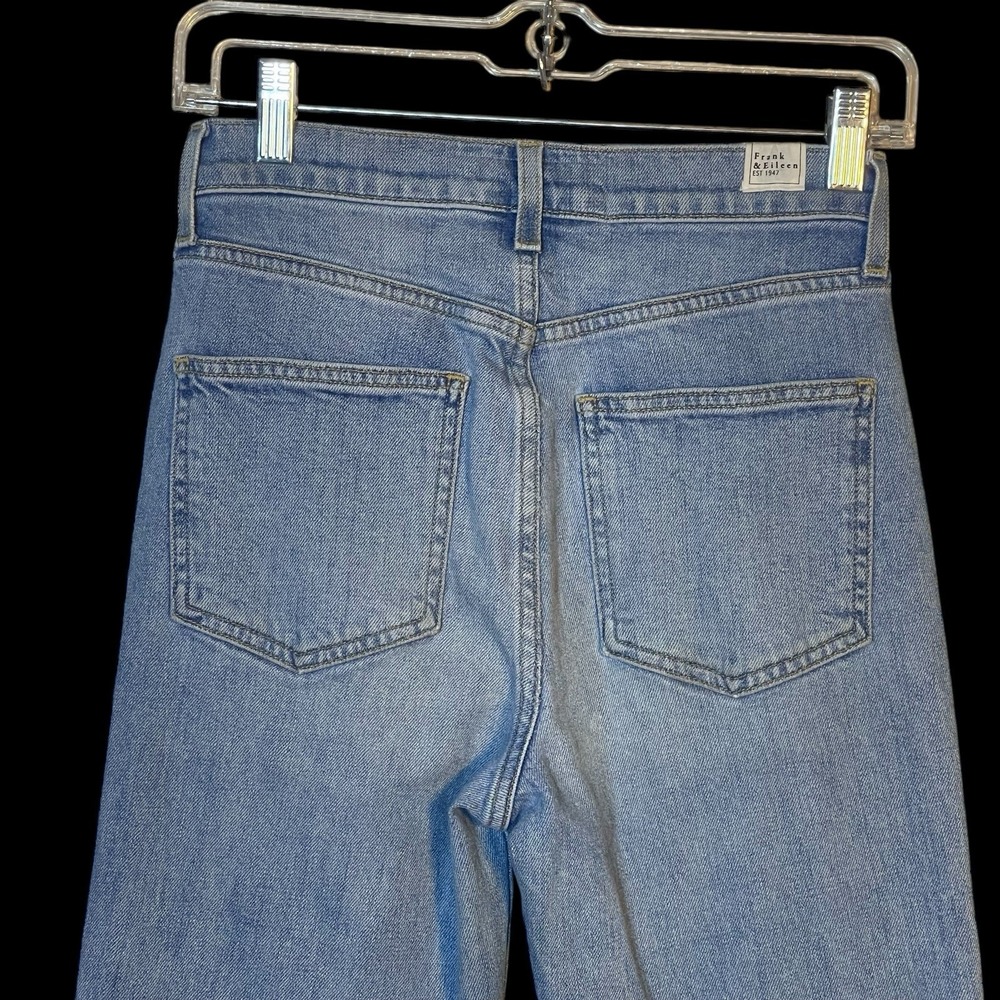 Frank‎ & Eileen Monaghan Denim Jeans  90s Light Wash Womens  26 Button Fly - Picture 5 of 11